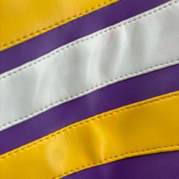 NBA Lakers Purple and Black Bomber Jacket - Picture 11 of 11